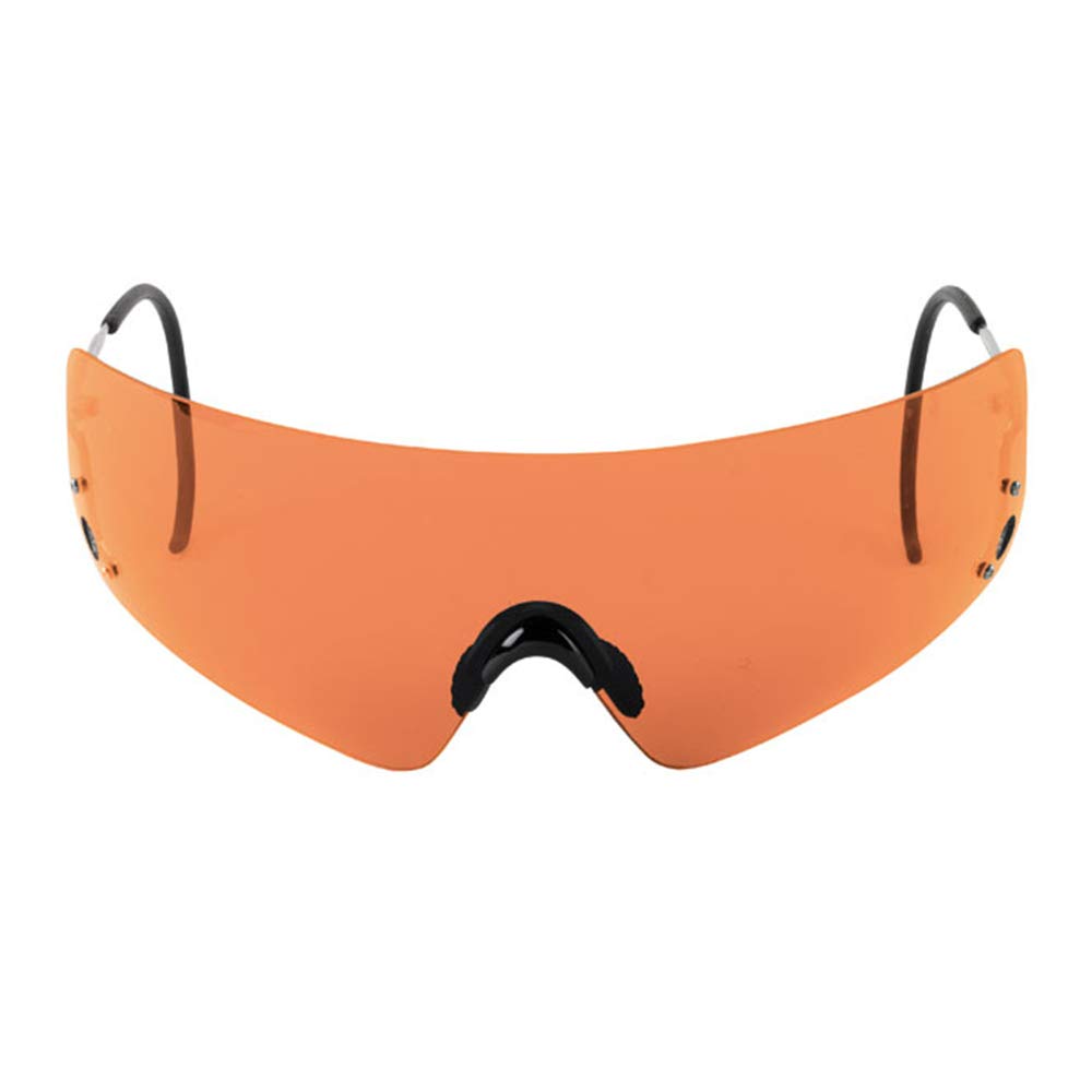 Adult Dedicated Metal Frame Shooting Glasses; Black Lens