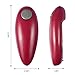 Electric Can Opener, 2AA Batteries Operated Smooth Soft Edge with One-Touch Start Automatic Can Opener for Arthritis Individuals, Seniors