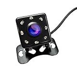 Rear View Backup Camera 8 IR Universal Car Back Up Alarm Cameras HD Color CCD Waterproof 170° Viewing Angle with Guideline