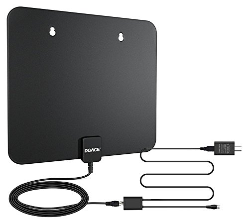 TV-Antenna-HDTV-Antenna-Indoor-Amplified-Digital-TV-Antenna-50-Mile-Range-with-Detachable-Amplifier-Signal-Booster-USB-Power-Supply-and-High-Performance-Coaxial-CableBlack