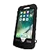 SnowLizard SLXtreme iPhone 8 Plus Case. Solar Powered, Rugged and Waterproof with a Built in Battery - Night Black. Also Works with iPhone 7 Plus.