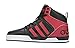 adidas NEO Men's Raleigh Mid Lace-Up Shoe (9.5 D(M) US, Black/Red/Black)