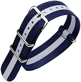 Watch Strap Canvas Fabric Wristband Ballistic Nylon Watch Straps Band 18mm 20mm 22mm