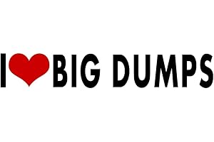 WITNYSTORE i Love Big Dumps STICKER DECAL VINYL BUMPER Pow Gloves Snow Board Snow Skiing Gift DÉCOR CAR TRUCK LOCKER WINDOW WALL