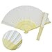 10pcs Multicolor Silk Folding Fan Bamboo Handheld Fans Silk Folded Fans for Home Decoration and Wedding, Party