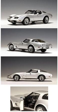 Chevrolet Corvette 1978 25th Anniversary Edition Titanium Silber 1 18 Amazon De Spielzeug