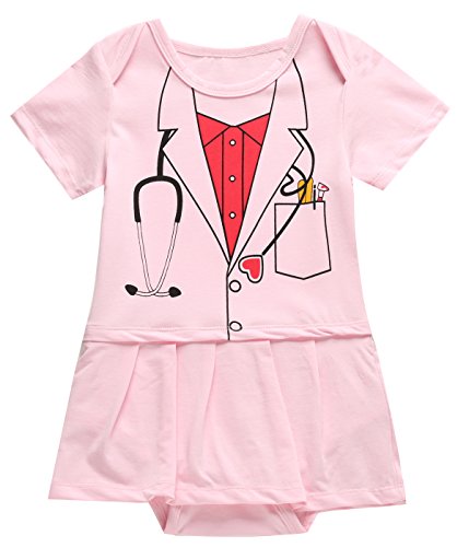 Paddy Field Baby Girls' Nurse Costume Dress Romper