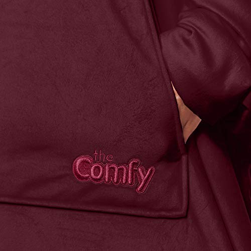 THE COMFY Original Oversized Microfiber & Sherpa Wearable Blanket