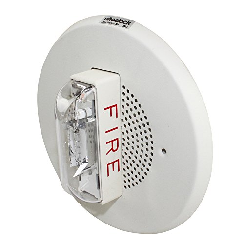 Wheelock E90-24100C-Fw 24Vdc Ceiling Fire Alarm Strobe Speaker; White 117887 - White - Thumbnail 2