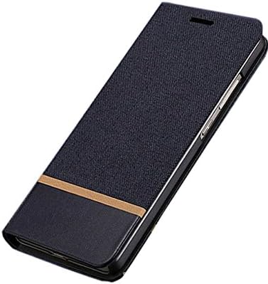 Nokia 6 2018 Case,Coverl Ultra Slim fit,Kickstand,Card Slot,TPU Bumper,Anti-Scratch,Flip Leather PU Wallet Case for Nokia 6 2018 (Black)