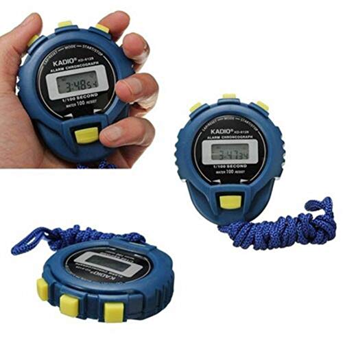 Handheld Digitale Sport Stopwatch Draagbare Digitale Stop Horloge Multifunctionele Timer Sport Stopwatch Wekker - Image 3