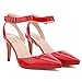 Zbeibei Women's Closed Toe Ankle Straps High Heels Sandals