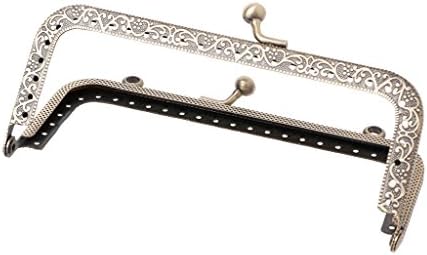 1Pc 12.5cm Handbag Handle Coins Bags Metal Kiss Clasp Lock Frame Purse Making DIY Craft by Keaiduoa