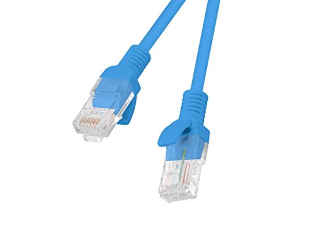 lanberg PCU5 10cc Luxe 0050 Ethernet Patch Cables, Network Cable Category 5e UTP Cable Blue