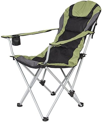 Homesure Beach Chair Camping Backpacking Outdoor Deluxe Padded Reclining Fishing Sand or Mud Portable Carrying Case