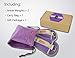SHOUNg Adjustable Exercise Ankle Weight - Reflective Ankle Weights for Exercise - Hand Weights for Walking - Kids Weight Lifting - Hand Weights for Walking and Gym for Sale, Purple 3 Pound/A Pair