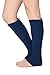 Isadora Paccini Women's Ribbed Knit Leg Warmers, One Size, LW15, blue