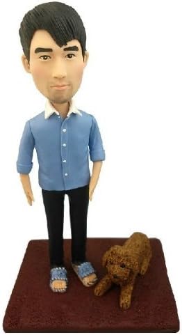 Model D12 Fully Personalized Bobble Head Clay Figurines Based on Customers' Photos by IntoU