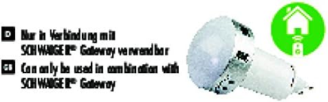 SCHWAIGER  ZHT01  Heizkrperthermostat Temperaturregler Erkennung offener Fenster Energiesparmodus Z Wave Smart Home Steuerung per App Sprachsteuerung mit Alexa und Google