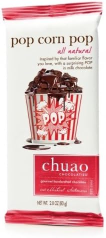 Chuao Chocolatier 900951 Pop Corn Pop Chocolate Bar, 6 bars
