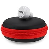 AXGIO Mini Pro Minimal Wireless Earbud Headset with Mic for Apple iPhone 6, 6 Plus, 5S, 5c, 5, 4S and Android Smart Phones - White
