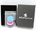 AromaRain Breeze Essential Oil Diffuser Bracelet (Large) - 316L Surgical Stainless Steel with Leather Band