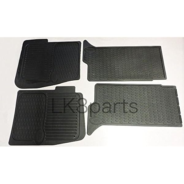 Amazon Com Land Rover Vplcs0281 1st And 2nd Row Rubber Floor Mat Set For Discovery Sport Automotive
