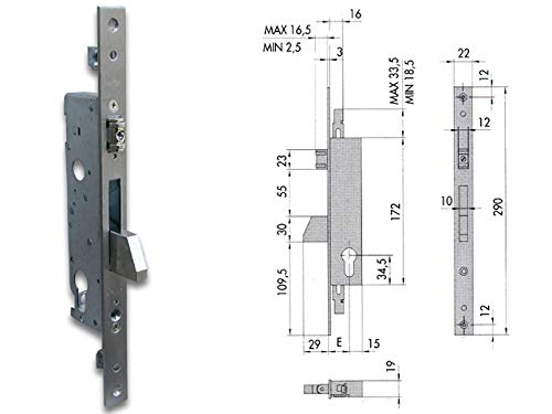 Cisa 1.46250.35.0 – Rulo cm EMB 35 mm + PAL + A/B IT