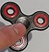 Fidget Spinner (Black) Fidget Spinner (Red) Anti Anxiety 360 Spinner w Premium Quality Bearings. (3D Fidget) ADD, ADHD, OCD, Autism stress relief and toy. Relieves anxiety, boredom, and insomnia.