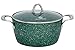 WaxonWare 4.5 Quart Stone Nonstick Dutch Oven Casserole Stockpot, Anti-Warp Non Toxic APEO PFOA Free Nonstick Cookware, Induction Compatible, Dishwasher & Oven Safe Nonstick Pot (EMERALD Series)