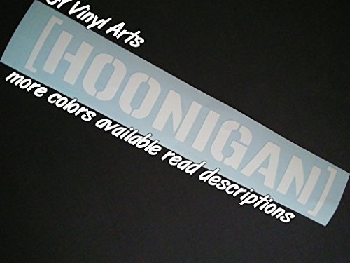 Hoonigan Windshield Decal Car Sticker Banners Graphic Die Cut JDM Lowered