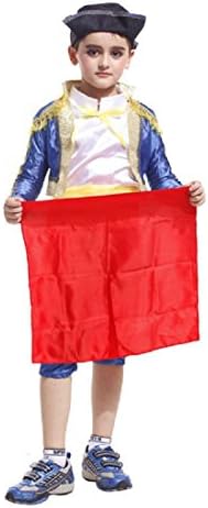 Merrysky Designer Collection Kids Matador Costume Child Dress Up Party Costume Tag L Height 120-130cm