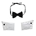 CandyMan Men's Bowtie and Cuffs, Only color, One Size