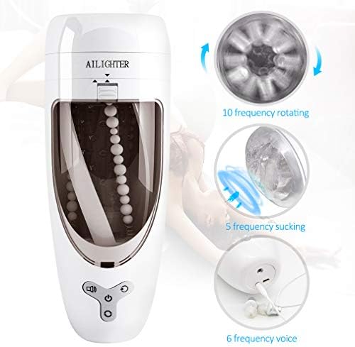 Electric Vibrating Sports Toy Man Physical Fitness Tool Reduce Body Pain and Relax Mind Automatic Exercise Toy Men's Sucker Pusseys Strocker Sleeve Cup Toys with Multi Modes Erotic Deluxe Toys Tshirt
