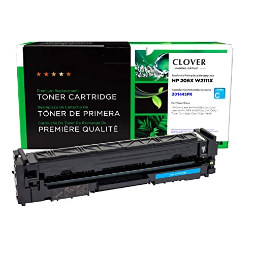Clover Remanufactured High Yield Toner Cartridge Replacement for HP 206X (W2111…