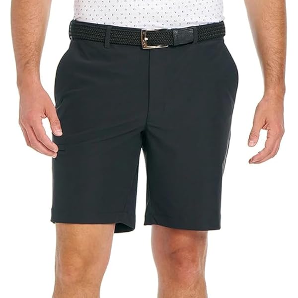 Greg Norman Men's Stretch Flat Front Lightweight Short - 4-Way