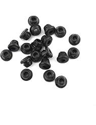 100pcs Black Tattoo Machine Needles Rubber Nipples Tattoo Supplies Accessories