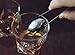 Stainless Steel Whiskey Stones | 4 Piece Whisky Chilling Stones for Liquor, Scotch, and Spirits | 4 Drink Cubes with Tongs, Drawstring Case and Luxurious Box | Reusable Beverage Cooling Rocks