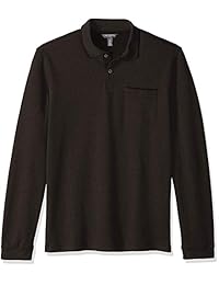 Camisa polo de manga larga flexible Jaspe de manga larga para hombre de Van Heusen