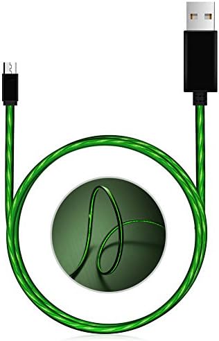 Areson Micro USB Cable 3.0 FT LED Android Charger Data &amp; Sync Charging Cord for Samsung Galaxy S7 Edge/S6 Edge/S4/S3,Note 5/4/3,HTC,LG,Nexus (Green)