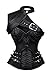 Charmian Women's Steampunk Gothic Heavy Strong Steel Boned Corset with Zipper