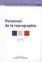 Convention collective nationale, Personnel de la reprographie