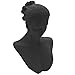 Black Mannequin Necklace Bust Jewelry Display 8