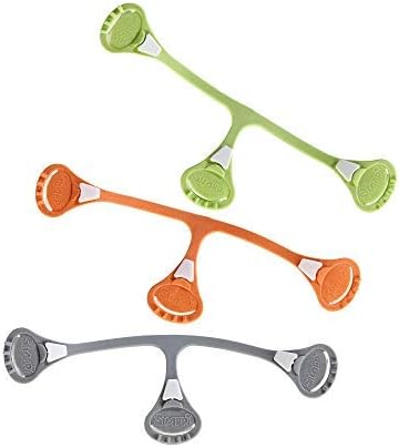 [Toddler Size 3-Pack] Snappi Cloth Diaper Fasteners - Replaces Diaper Pins - Use with Cloth Prefolds and Cloth Flats