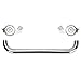 Magimous Concealed Mount Safety Bath and Shower Grab Bar, Supply Bright Stainless Steel(1-1/4-Inch by 16-Inch)