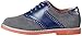 Florsheim Kids Kennett JR Saddle Shoe (Toddler/Little Kid/Big Kid), Gray Multi, 2 M US Little Kid
