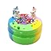 Dorothyworld 2018 Newest Random Unicorn Fairy 6 Color Fluffy Slime,Super Soft and Non-Sticky(1pack Foam Ball+1pcs Unicorn) 8oz