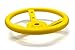 Eastern Jungle Gym Plastic Toy Steering Wheel Swing Set Accessory for Wood Backyard Play Set, Yellow