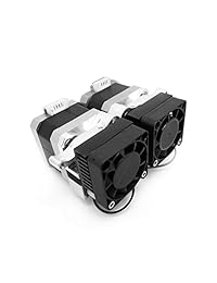 Micro Swiss CNC Mecanizado de palanca y Extrusor placa para Dual extruders, FlashForge, Monoprice (ambos lados)
