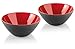 Guzzini My Fusion Small Bowls, Set of 2, BPA-Free Shatter-Resistant Acrylic, 4-3/4